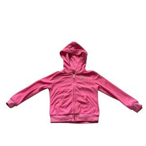 Juicy Couture sweatshirt 3T pink terry cloth hooded hoodie